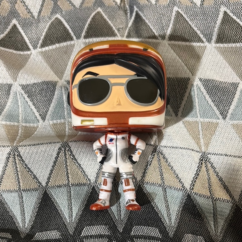 Funko Astronaut Figure with Orange and White Gear